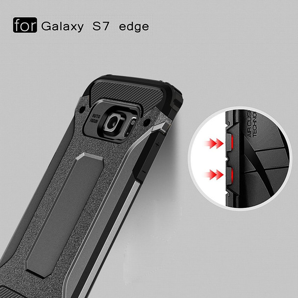 Galaxy S7 Edge / G935 Tough Armor TPU + PC Combination Case (Black)