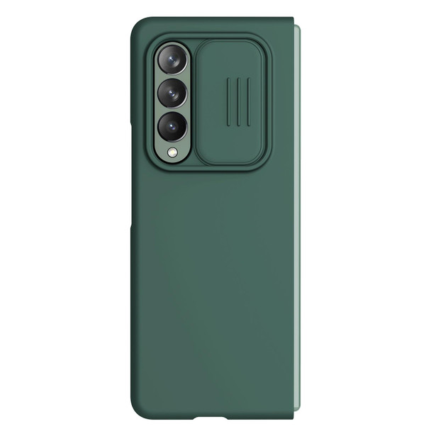 Samsung Galaxy Z Fold3 5G / W22 5G NILLKIN CamShield Liquid Silicone + PC Full Coverage Case(Green)