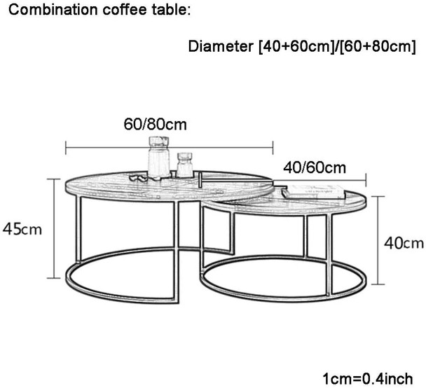 Nu Home - Modern Nesting Coffee Table Set