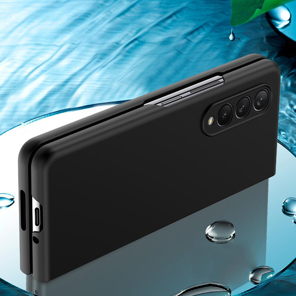 Samsung Galaxy Z Fold3 5G Oil-sprayed PC Phone Case(Transparent)