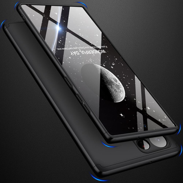 Samsung Galaxy S22 Ultra 5G GKK Three Stage Splicing PC Phone Case(Black)