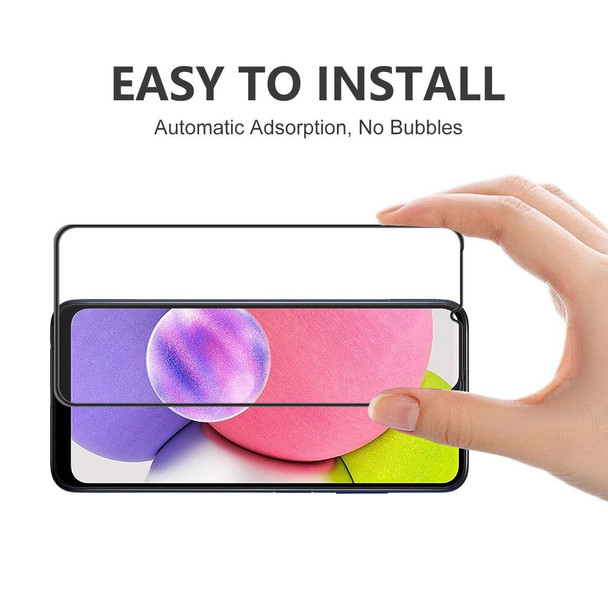 Samsung Galaxy M32 5G / A03s ENKAY Anti-drop Full Glue Tempered Glass Full Film