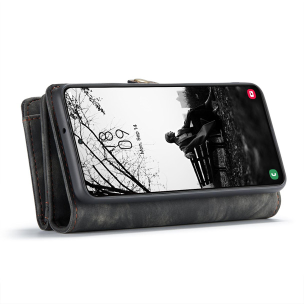 Samsung Galaxy S22 5G CaseMe-008 Detachable Multifunctional Horizontal Flip Leather Case(Black)