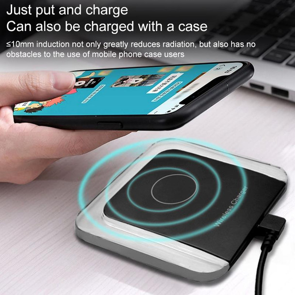 A9191 10W 3 in 1 Multifunctional Vertical Wireless Charger(Blue)
