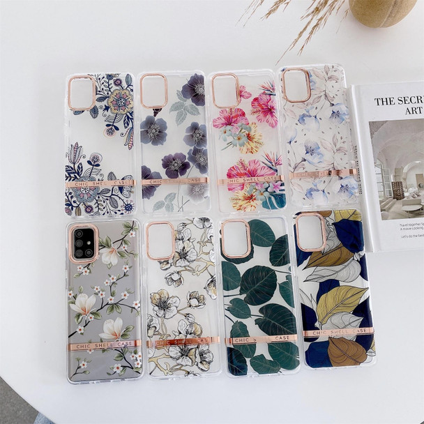 Samsung Galaxy S22+ 5G Translucent Plating Flower Phone Case(Ewha)