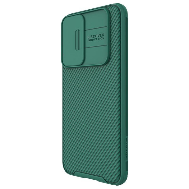 Samsung Galaxy S22+ 5G NILLKIN Black Mirror Pro Series Camshield Phone Case(Green)