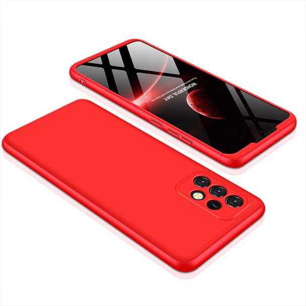 Samsung Galaxy A52 5G / 4G GKK Three Stage Splicing Full Coverage PC Phone Case(Red)