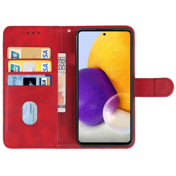 Samsung Galaxy A72 4G / 5G Leather Phone Case(Red)