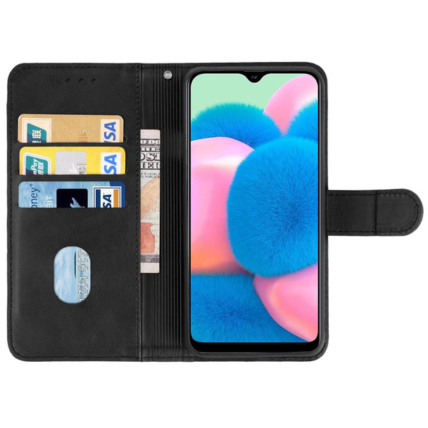 Samsung Galaxy A30s / A50 / A50s Leather Phone Case(Black)