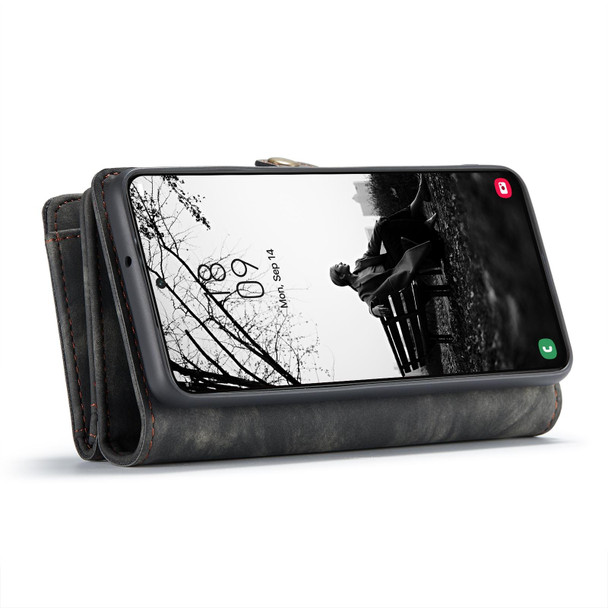 Samsung Galaxy S22+ 5G CaseMe-008 Detachable Multifunctional Horizontal Flip Leather Case(Black)
