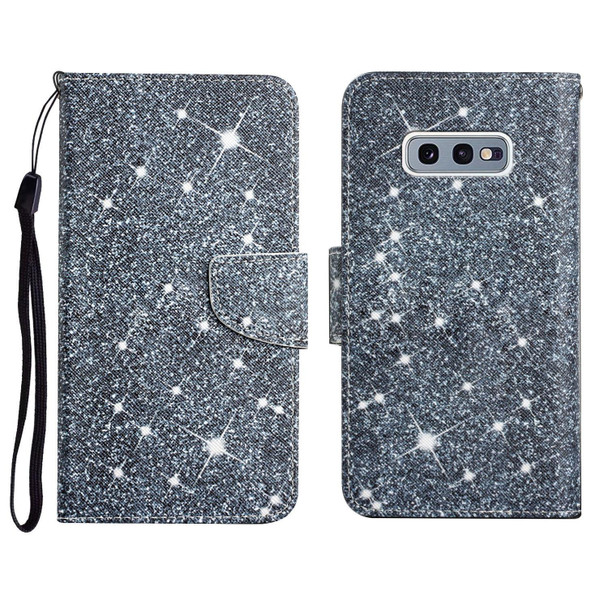 Samsung Galaxy S10e Painted Pattern Horizontal Flip Leather Case with Holder & Card Slot & Wallet(Gypsophila)