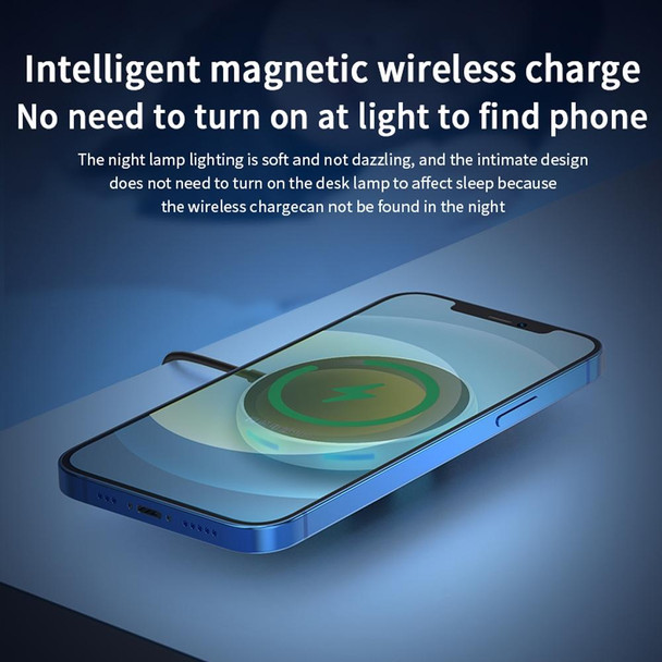 W-975 Ultra-thin 15W Max Magnetic Absorption Wireless Charger for iPhone and other Smart Phones(Black)