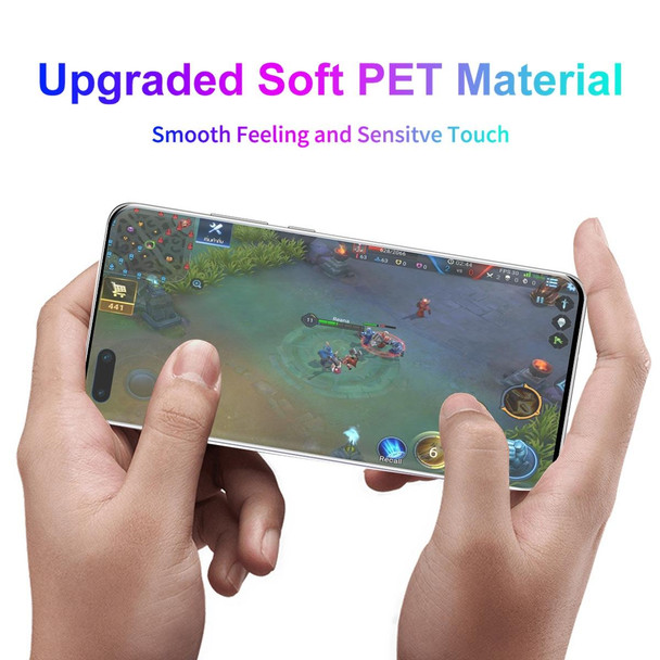 Honor 50 Pro ENKAY Hat-Prince 3D Curved Full Coverage PET Hot Bending HD Screen Protector Soft Film Support Fingerprint Unlock