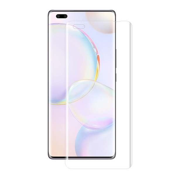 Honor 50 Pro ENKAY Hat-Prince 3D Curved Full Coverage PET Hot Bending HD Screen Protector Soft Film Support Fingerprint Unlock