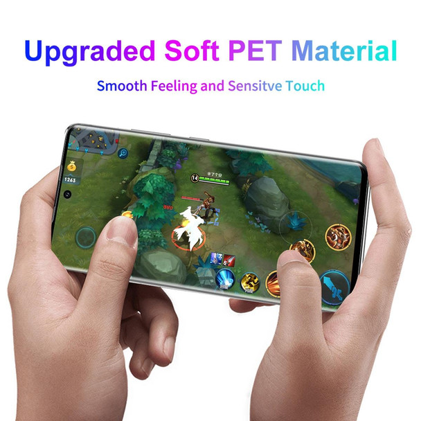 Honor 50 10 PCS ENKAY Hat-Prince 3D Curved Full Coverage PET Hot Bending HD Screen Protector Soft Film Support Fingerprint Unlock