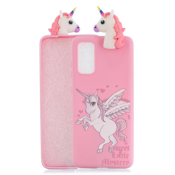 Galaxy S20+ Shockproof Cartoon TPU Protective Case(Unicorn)