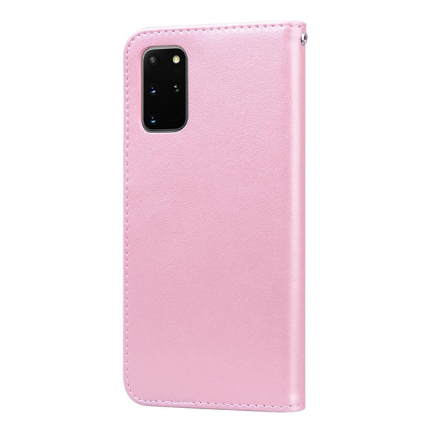 Galaxy S20 Plus Rose Embossed Horizontal Flip PU Leather Case with Holder & Card Slots & Wallet(Rose Gold)