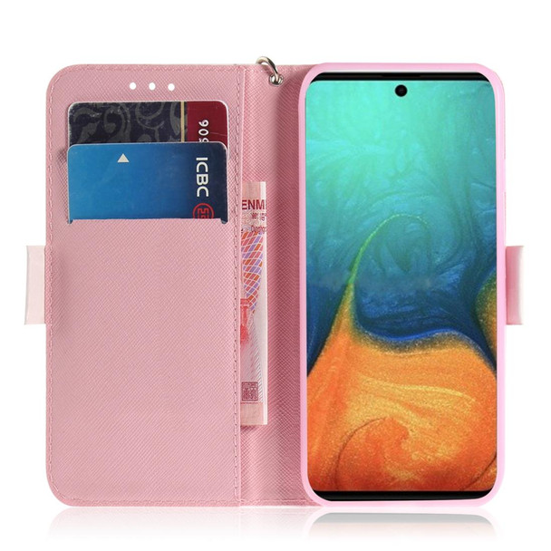 Galaxy A71 3D Formula Pattern Magnetic Attraction Horizontal Flip Leather Case with Lanyard, Support Holder & Card Slot & Wallet(Magnolia)