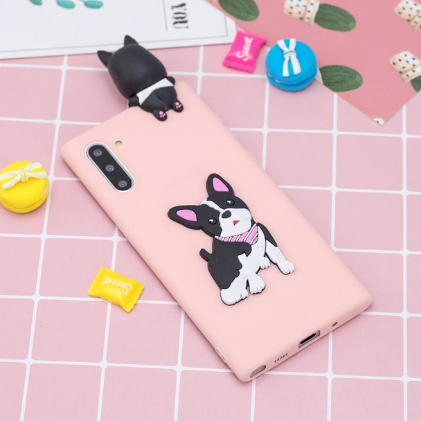 Galaxy Note 10 3D Cartoon Pattern Shockproof TPU Protective Case(Cute Dog)