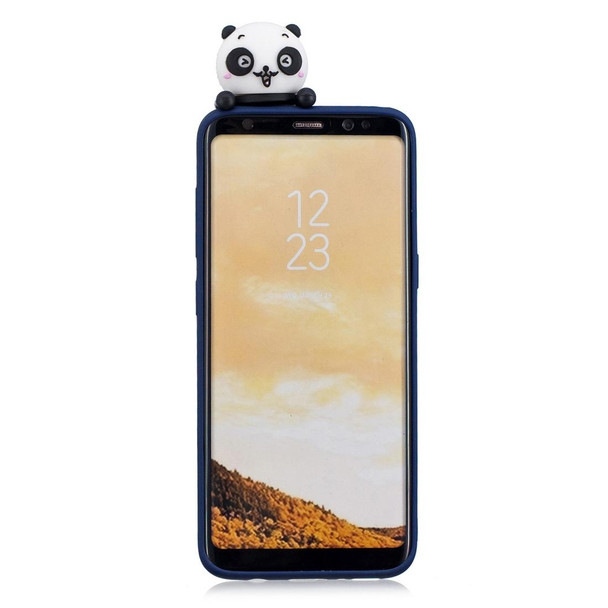 Galaxy S8+ 3D Cartoon Pattern Shockproof TPU Protective Case(Panda)