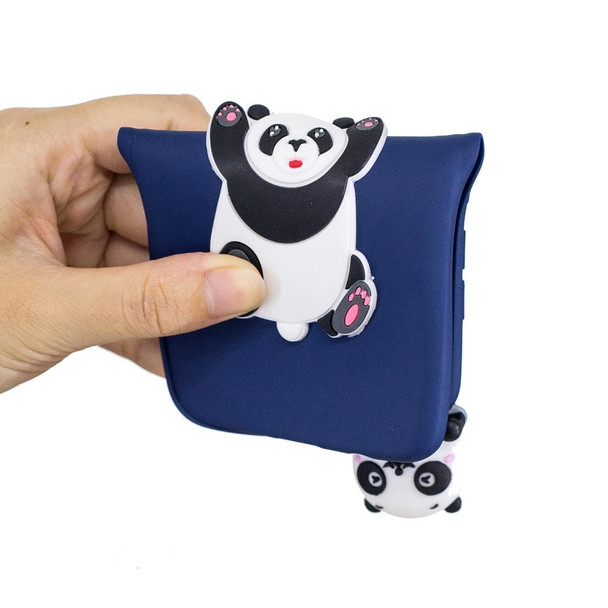 Galaxy S8+ 3D Cartoon Pattern Shockproof TPU Protective Case(Panda)