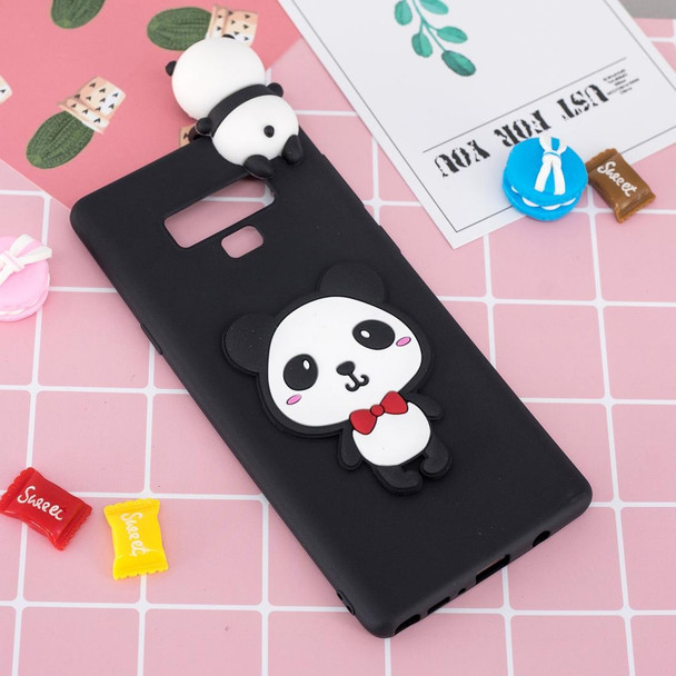 Galaxy Note 9 3D Cartoon Pattern Shockproof TPU Protective Case(Red Bow Panda)