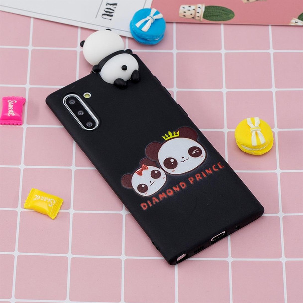 Galaxy Note 10 Shockproof Cartoon TPU Protective Case(Two Pandas)