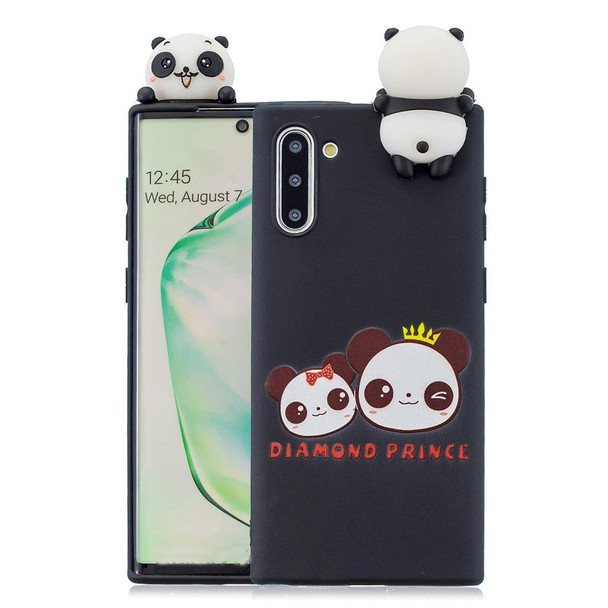 Galaxy Note 10+ Shockproof Cartoon TPU Protective Case(Two Pandas)