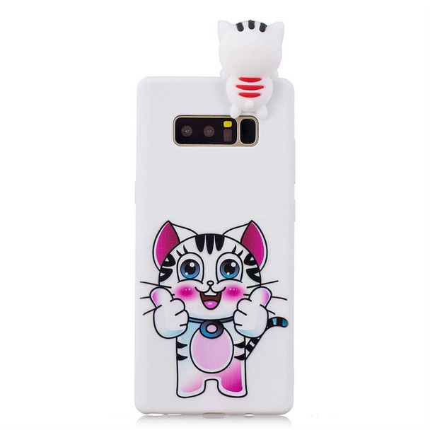 Galaxy Note 8 Shockproof Cartoon TPU Protective Case(Cat)
