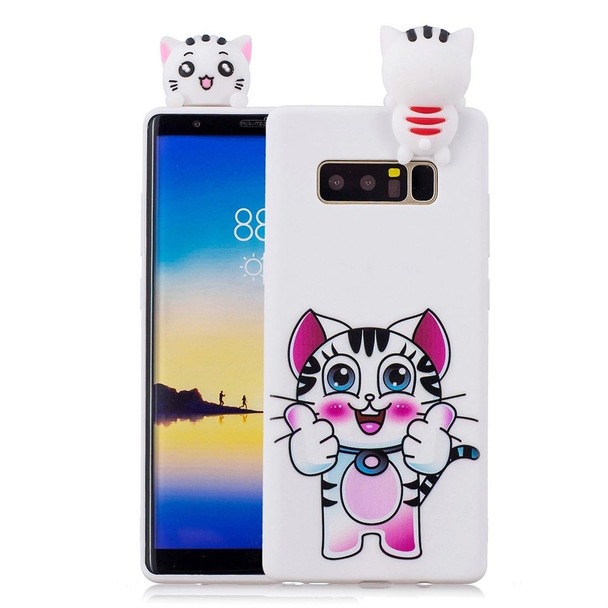 Galaxy Note 8 Shockproof Cartoon TPU Protective Case(Cat)