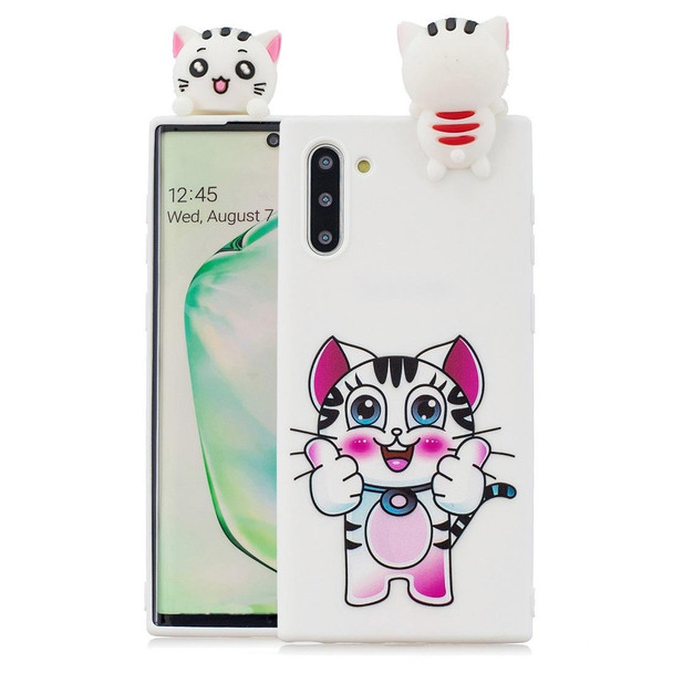 Galaxy Note 10 Shockproof Cartoon TPU Protective Case(Cat)