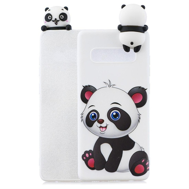 Galaxy S10 Shockproof Cartoon TPU Protective Case(Panda)