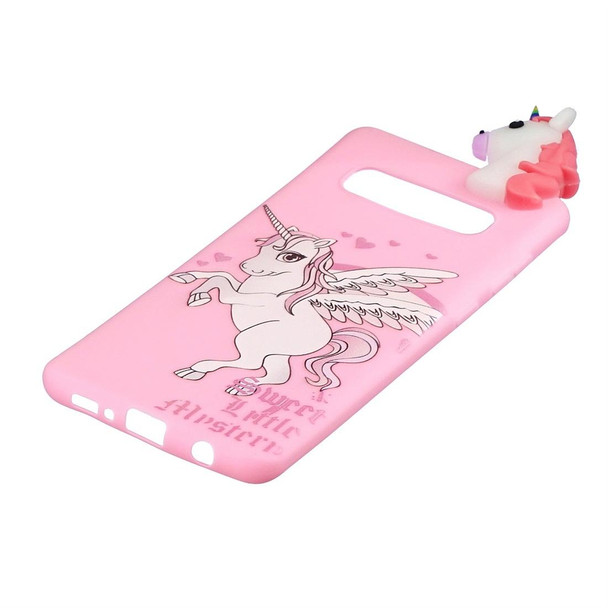 Galaxy S10 Shockproof Cartoon TPU Protective Case(Unicorn)