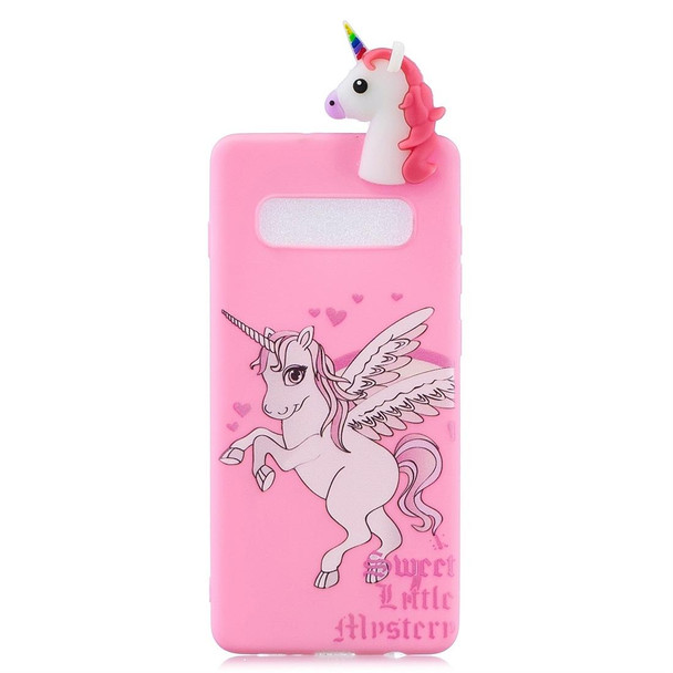 Galaxy S10 Shockproof Cartoon TPU Protective Case(Unicorn)