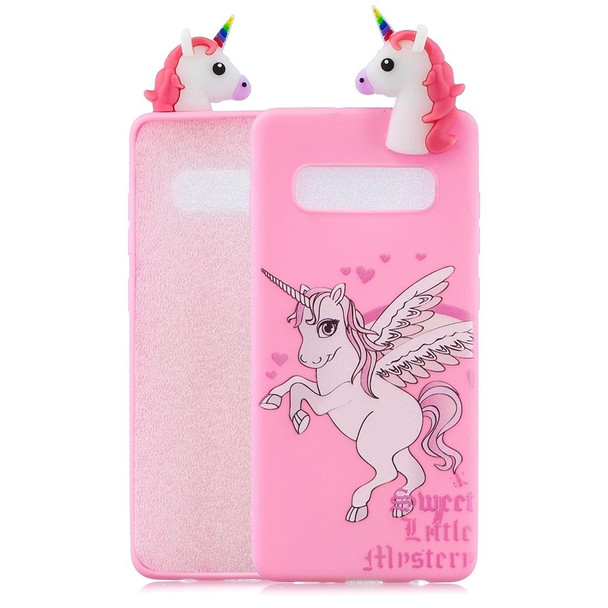 Galaxy S10 Shockproof Cartoon TPU Protective Case(Unicorn)