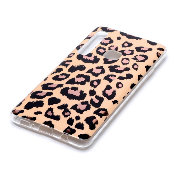 Galaxy A9 (2018) / A9s Plating Marble Pattern Soft TPU Protective Case(Leopard)