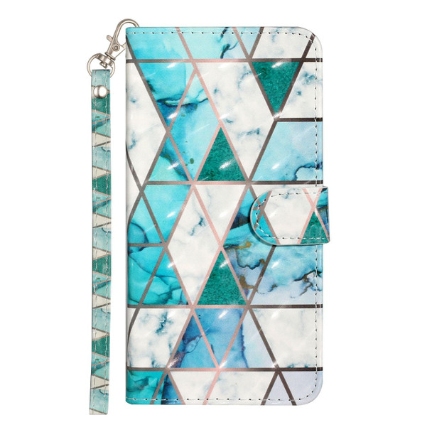 Samsung Galaxy A82 5G 3D Pattern Horizontal Flip PU Leather Case with Holder & Card Slots & Wallet(Marble)