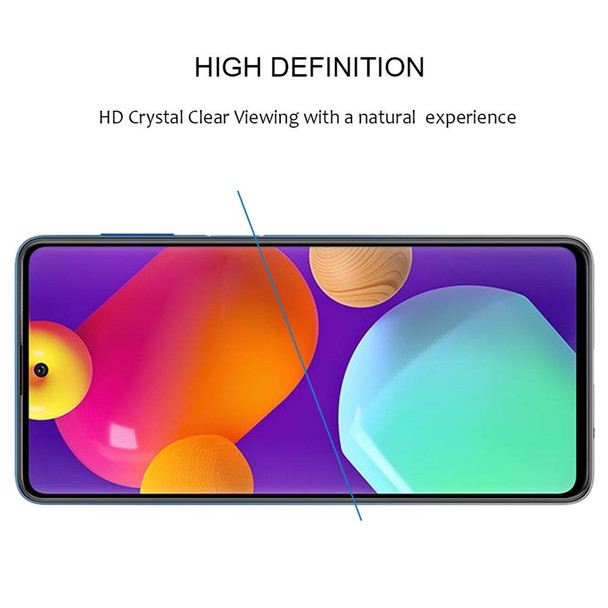 Samsung Galaxy M62 Full Glue Full Screen Tempered Glass Film