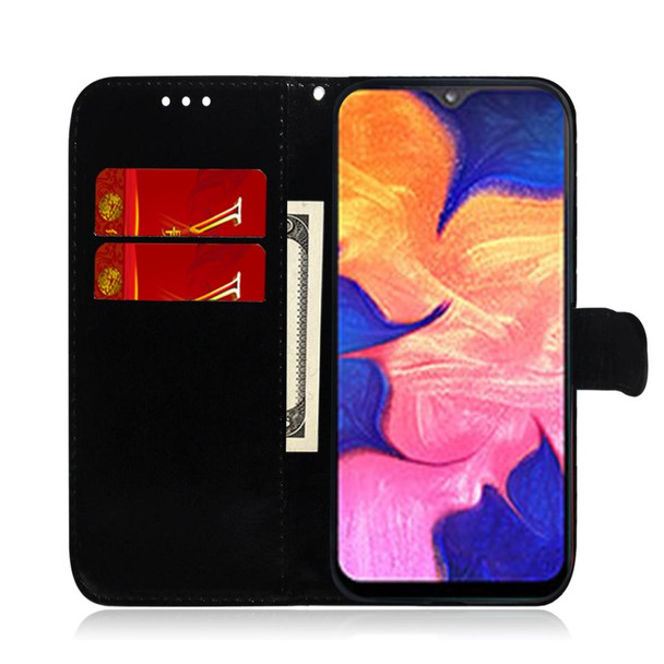 Colored Drawing Pattern Colorful Magnetic Buckle Horizontal Flip PU Leatherette Case with Holder & Card Slots & Wallet & Lanyard -  Galaxy A10 / M10(Butterfies)