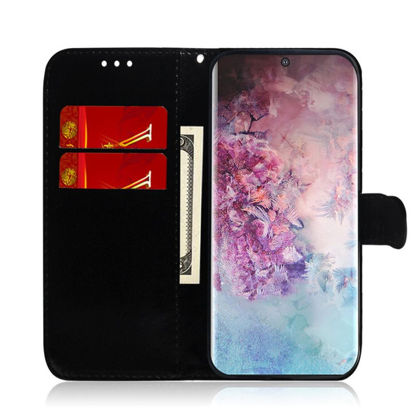 Colored Drawing Pattern Colorful Magnetic Buckle Horizontal Flip PU Leatherette Case with Holder & Card Slots & Wallet & Lanyard - Galaxy Note 10+ / 10+ 5G(Love Cat)