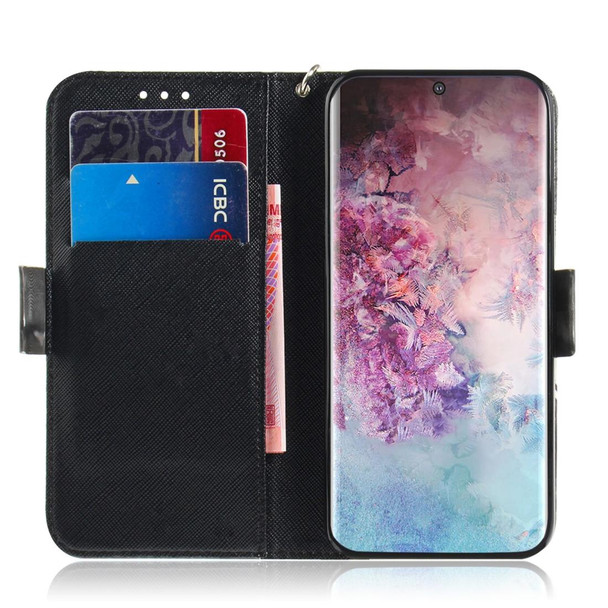 3D Colored Drawing Horizontal Flip Leatherette Case, with Holder & Card Slot & Wallet - Galaxy Note 10 Plus(Embrace Cat)