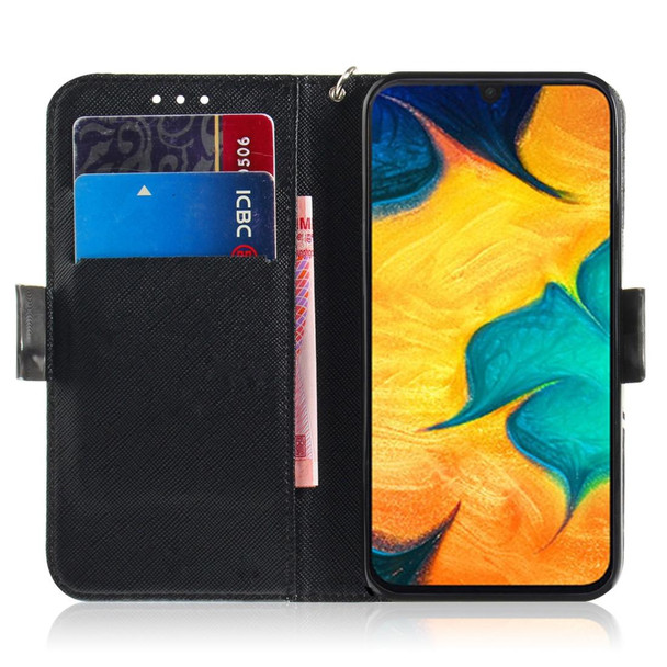 3D Painting Pattern Coloured Drawing Horizontal Flip Leatherette Case with Holder & Card Slots & Wallet - Galaxy A30(Zoo)
