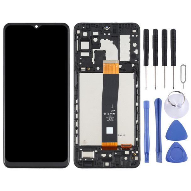 Original LCD Screen and Digitizer Full Assembly with Frame for Samsung Galaxy A32 5G SM-A326