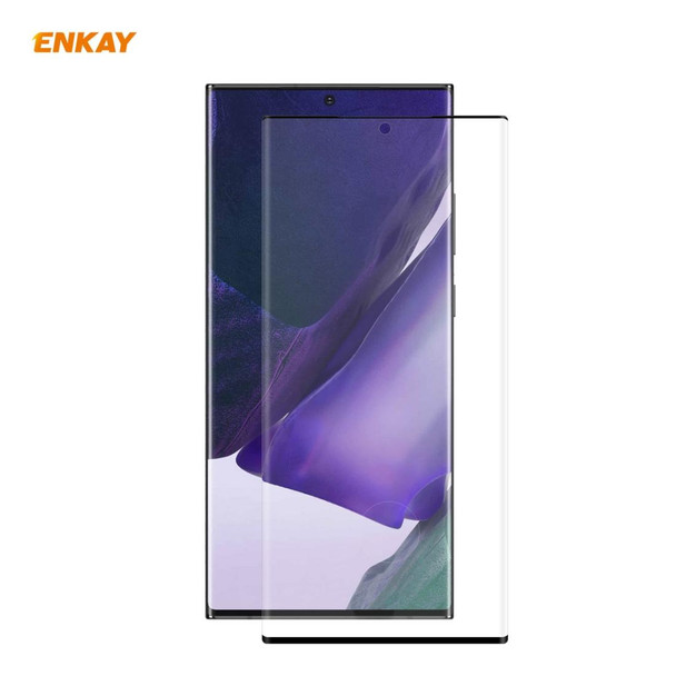 1 PCS - Samsung Galaxy Note 20 Ultra ENKAY Hat-Prince 0.26mm 9H 3D Explosion-proof Full Screen Curved Heat Bending Tempered Glass Film