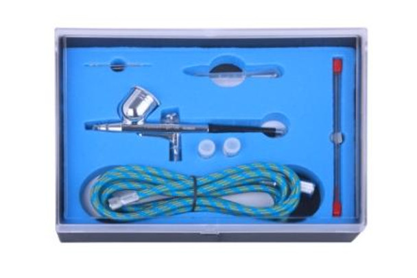 AIR BRUSH KIT 0.2 0.3 0.5MM NOZZLES WITH 1.8M AIR HOSE