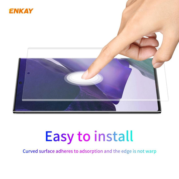 Samsung Galaxy Note 20 Ultra 10 PCS ENKAY Hat-Prince 3D Full Screen PET Curved Hot Bending HD Screen Protector Soft Film(Transparent)