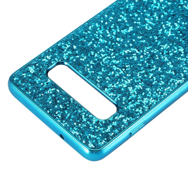 Glitter Powder Shockproof TPU Case for Galaxy S10 5G (Silver)