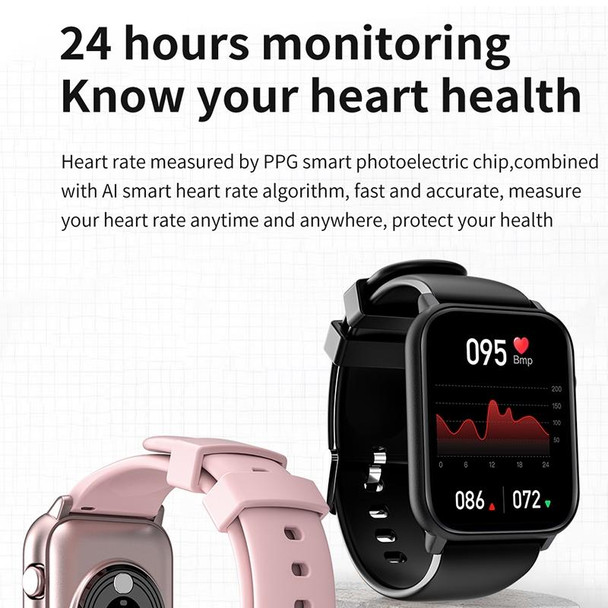 Q28 Pro 1.8 inch Screen Smart Watch, 64Mb+128Mb, Support Heart Rate Monitoring / Bluetooth Calling / Blood Oxygen Monitoring(Rose Gold)