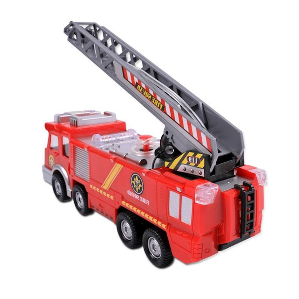 Electric Sounding Lighting Water Spraying Fire Truck Model Car