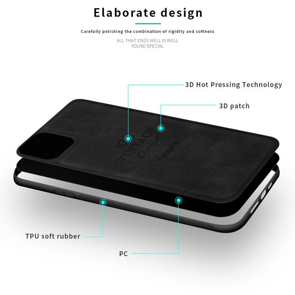 PINWUYO Shockproof Waterproof Full Coverage PC + TPU + Skin Protective Case for iPhone 11 Pro Max(Gray)